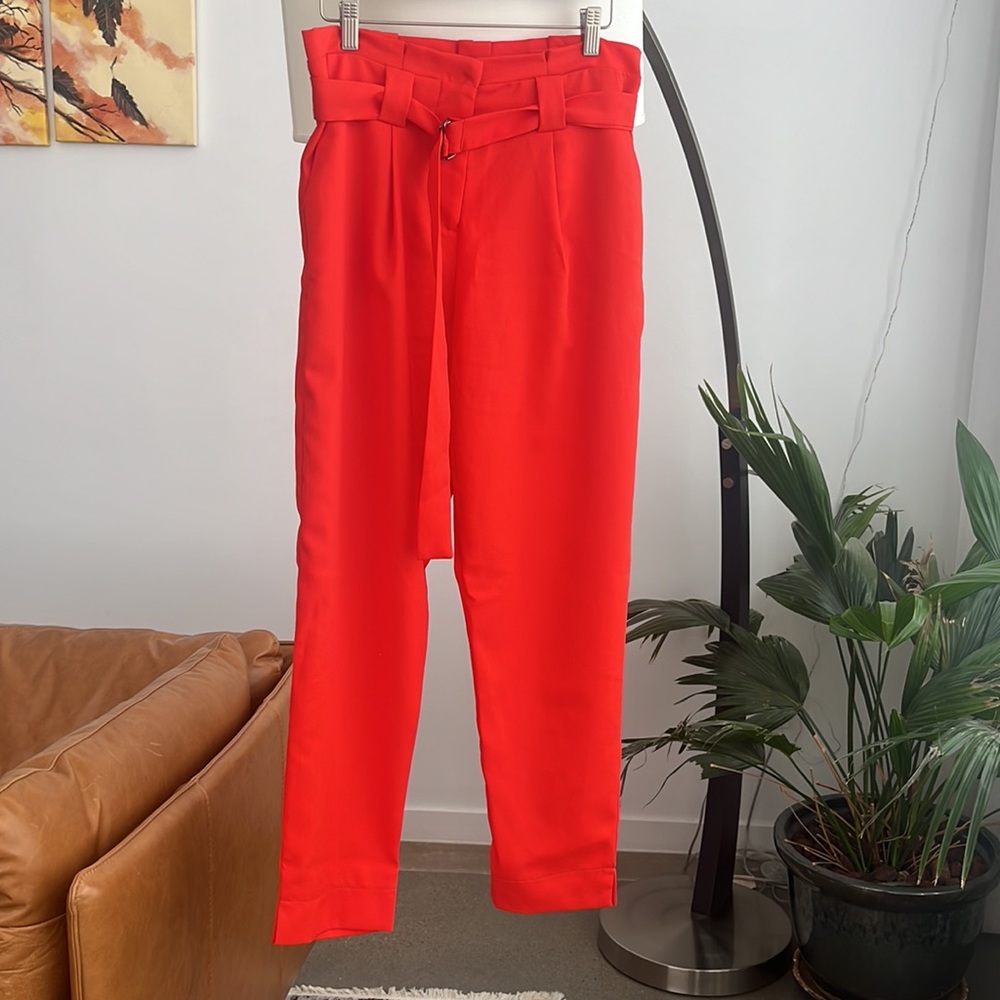 Molly Bracken Paperbag High Waist Pant - Picture 2 of 6